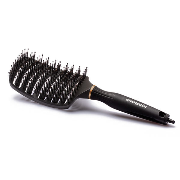 Boar Bristle Shine Paddle Brush