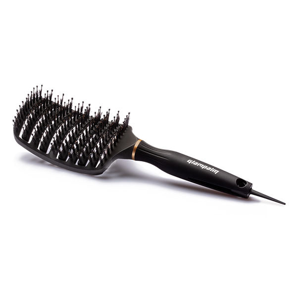 Boar Bristle Shine Paddle Brush